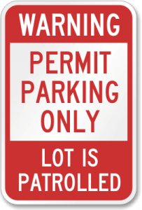 pango Permits Street Sign