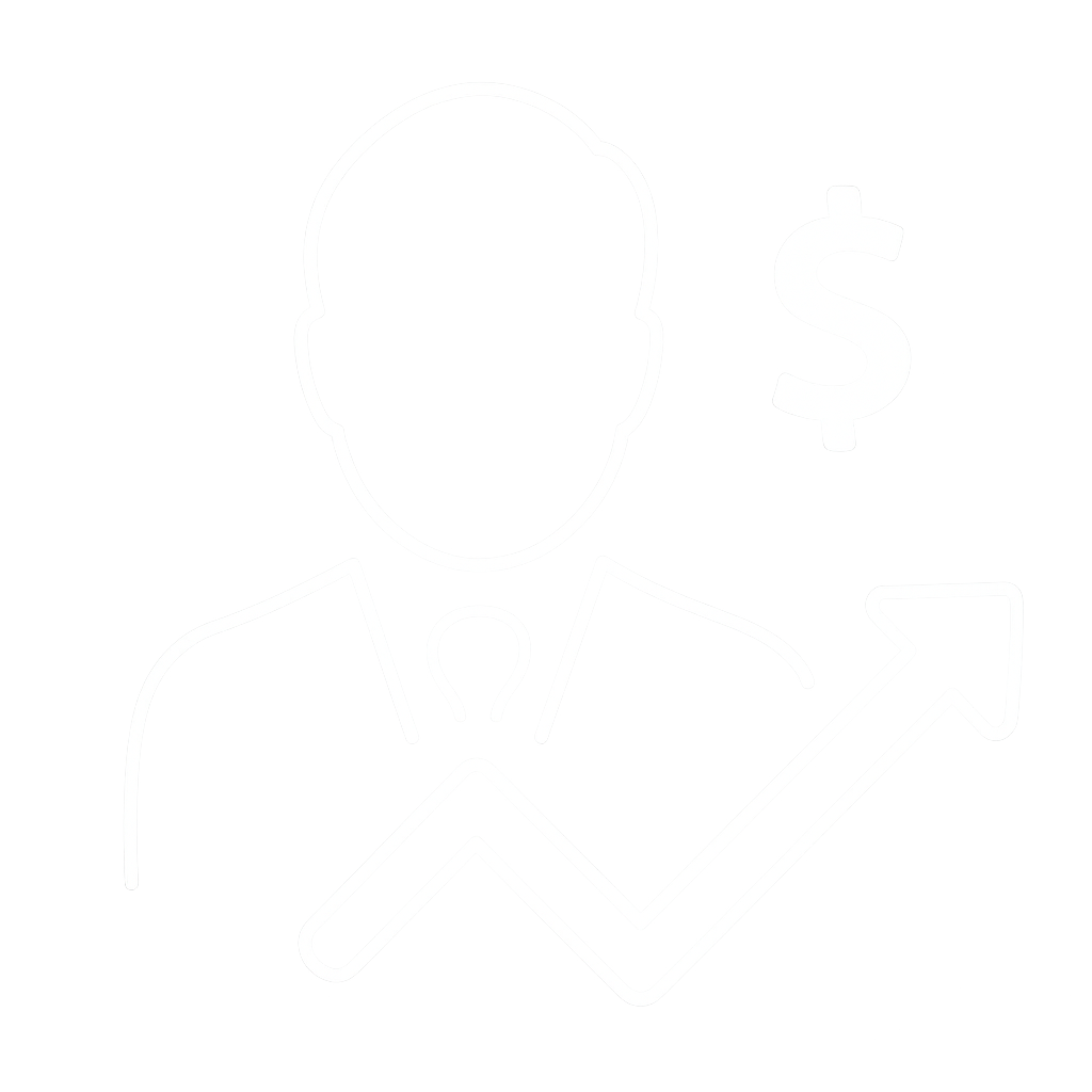 person with money icon representing pango consulting