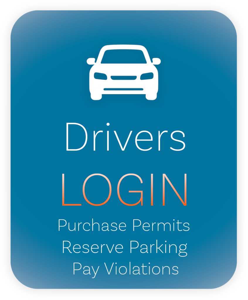 Icon for drivers to log in to the Pango portal to purchase permits, reserve parking, and pay violations.